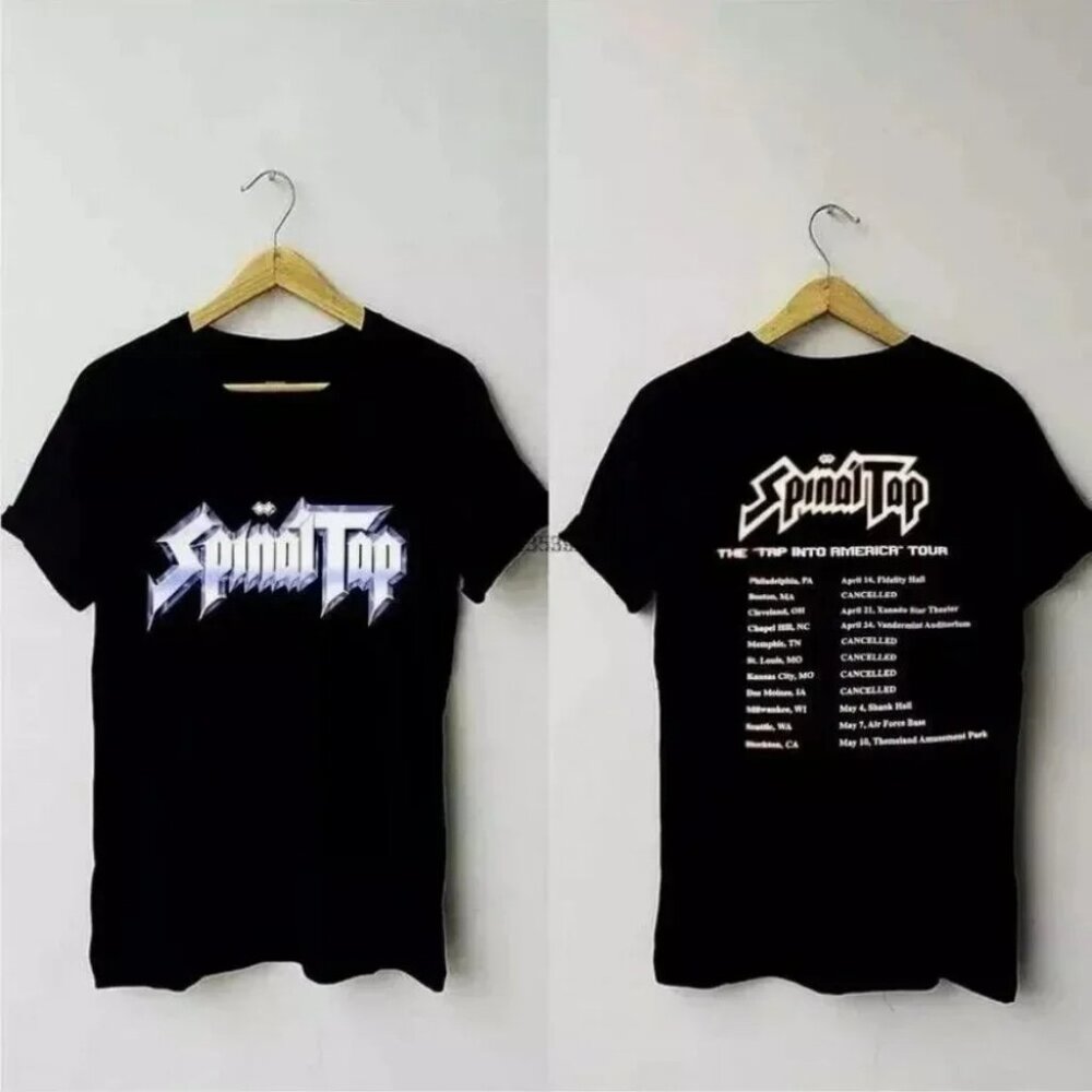 Vintage Spinal Tap Tour Band T-Shirt, Music Shirt Unisex Concert Tee 98